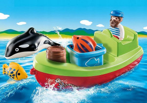 PLAYMOBIL 70183 Marynarz z łodzią rybacką