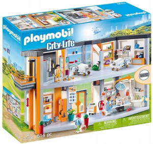 PLAYMOBIL 70190 Duży szpital z wyposażeniem+GRATIS