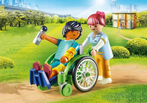 PLAYMOBIL 70193 Pacjent na wózku inwalidzkim City