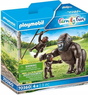 PLAYMOBIL 70360 Goryle Family Fun Zoo Nowość