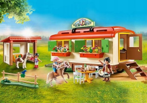 PLAYMOBIL 70510 Kemping z kucykami i przyczepą