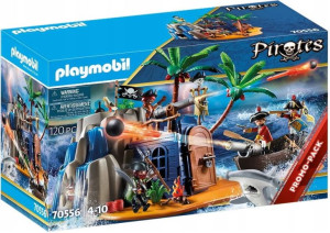PLAYMOBIL 70556 Wyspa piratów z kryjówką skarbów