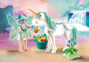 PLAYMOBIL 70655 Wróżka karmiąca jednorożca Fairies