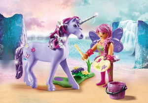 PLAYMOBIL 70657 Wróżka z ozdobami i jednorożcem