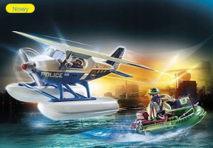 PLAYMOBIL 70779 Policyjny samolot wodny: pościg