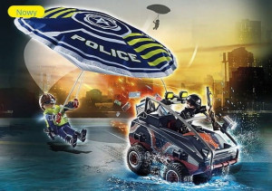 PLAYMOBIL 70781 Policyjny spadochron: pościg