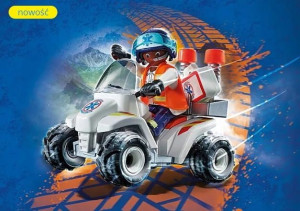 PLAYMOBIL 71091 Ratowniczy Speed Quad City Action