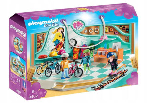 PLAYMOBIL 9402 Sklep rowerowy i skateboardowy