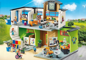 PLAYMOBIL 9453 Duża szkoła z wyposażeniem +GRATIS