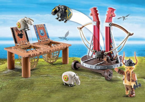 PLAYMOBIL 9461 Pyskacz Gbur z katapultą do owiec