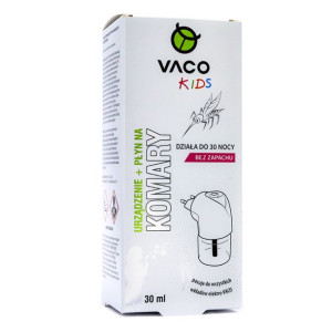 VACO KIDS Elektro + płyn na komary dla dzieci (30 nocy) - 30 ml