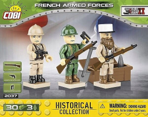 COBI 2037 French Armed Forces - żołnierze WW2