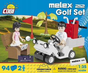 COBI 24554 Melex 212 Golf Set Klocki Youngtimer