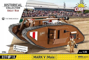 COBI 2984 Mark V Male Historical Collection Czołg