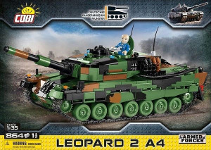 COBI Leopard 2A4 - niemiecki czołg podstawowy 2618