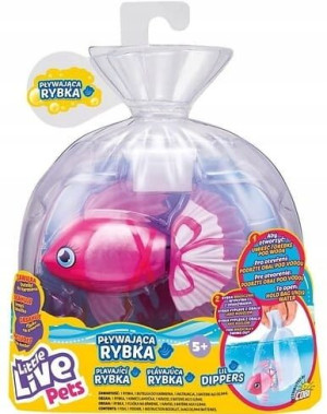 Pływająca rybka Little Live Pets Cobi 26155 Różowa