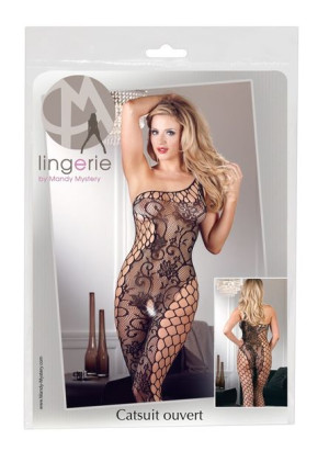 Catsuit z rozcięciem w kroku