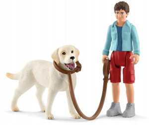 Schleich 42478 Spacer z Labradorem Retrieverem