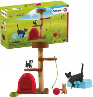 Schleich 42501 Przyjemność Zabawy z Kotami Farm Wo