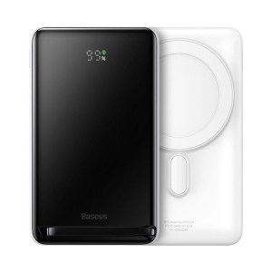Baseus Magnetic powerbank z MagSafe 10000mAh 20W Overseas Edition biały