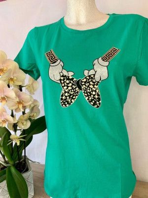 Bluzka Mickey - zielona L/XL