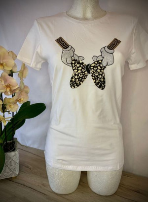 Bluzka Mickey - biała S/M