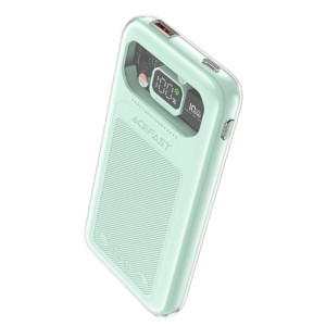 Powerbank Acefast 10000mAh Sparkling Series szybkie ładowanie 30W zielony