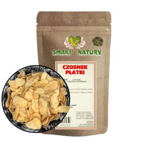 CZOSNEK PŁATKI PREMIUM 100g suszona przyprawa warzywo