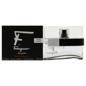 Perfumy Męskie Salvatore Ferragamo EDT F By Ferragamo Black (30 ml)