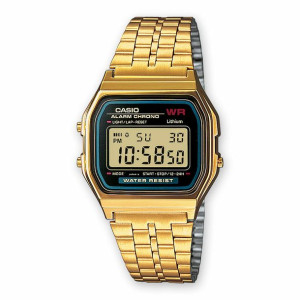 Zegarek Unisex Casio A159WGEA-1EF Złoty