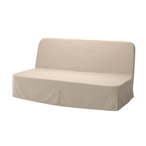 IKEA NYHAMN Rozkładana sofa 3-osobowa sprężyny kieszeniowe/Naggen beż