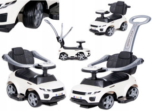 Jeździk Pchacz 3w1 Auto Samochód Gumowe Ciche Koła