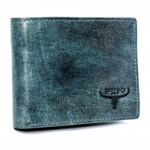 Niewielki portfel męski Buffalo Wild RFID poziomy