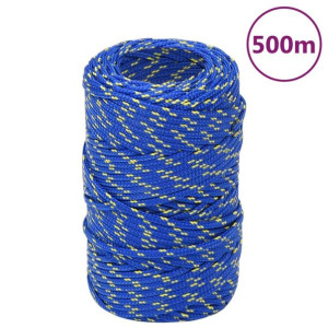 Linka żeglarska, niebieska, 2 mm, 500 m, polipropylen