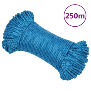 Linka robocza, niebieska, 3 mm, 250 m, polipropylen