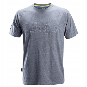 Koszulka t-shirt Snickers 2580 Logo rozm. M SZARY