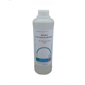 Woda dejonizowana. Ultraczysta. 1000 ml