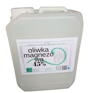 Oliwka Magnezowa Oliwka 45% MgCl2. 5000 ml.