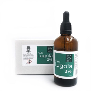 Płyn Lugola 3% -100ml Ultraczysty. Dr Alcheo