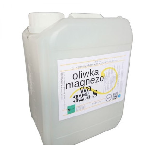 Oliwka Magnezowa 32%, z Siarką. 5000 ml