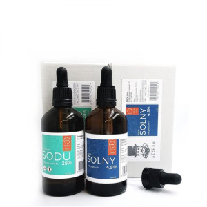 MMS -Chloryn Sodu 28% +Kwas solny 4,5% 2x100 ml. Dr Alcheo