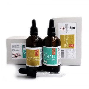 MMS -Chloryn Sodu 28% +Kwas Cytrynowy 50% 2x100 ml. Dr Alcheo