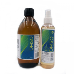 DMSO. Oczyszczony laboratoryjnie. DMSO z wyciągiem z Babki lancetowatej.