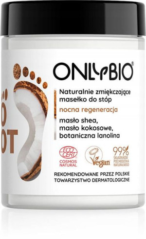 OnlyBio Naturalnie Zmiękczające Masełko do Stóp 90ml