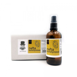 Nafta bursztynowa. Nafta z wyciągiem bursztynowym. 100ml