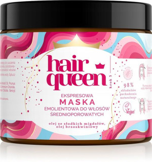 Hair queen maska emolientowa włosy średnioporowate
