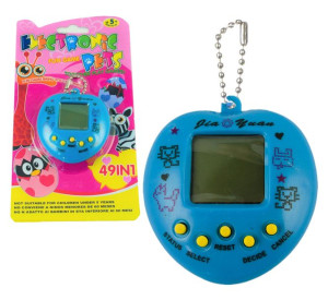 Zabawka Tamagotchi Elektroniczna Gra 49w1 Niebiesk
