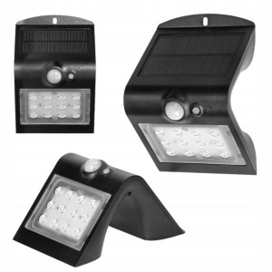 Lampa Solarna Czujnik Ruchu Zmierzch LED IP65 1,5W