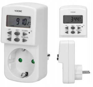 Elektroniczny Programator Czasowy 1800 W Schuko