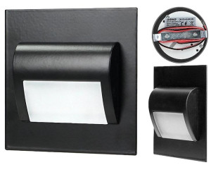 Lampa Oprawa Schodowa Podtynkowa DRACO Led Ciepła